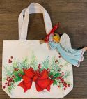 Tote with Angel Ornament